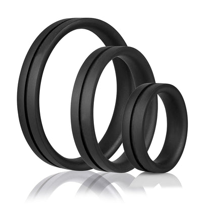 Screaming O Ring O Pro x3 Cock Rings Black