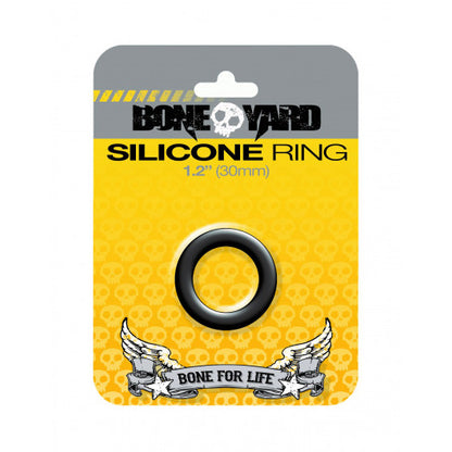 Boneyard Silicone Cock Ring 30mm Black