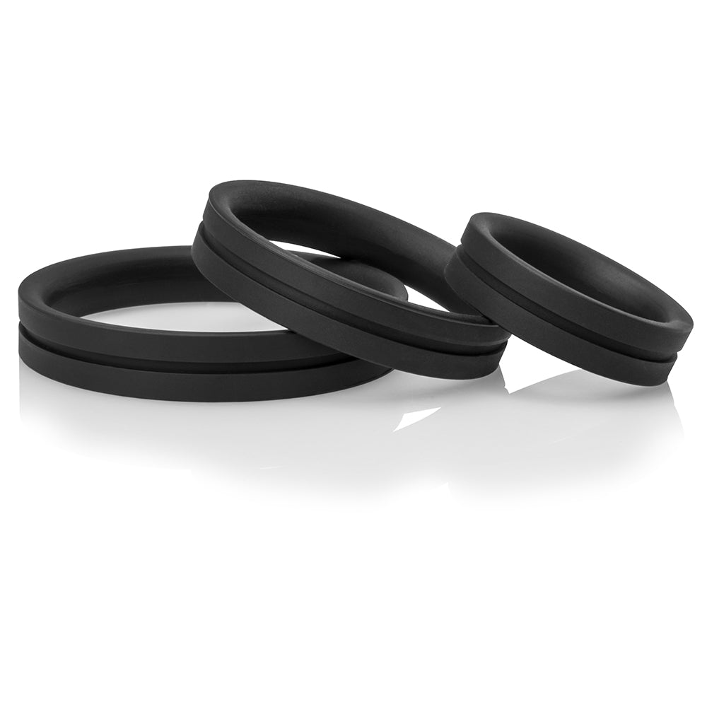 Screaming O Ring O Pro x3 Cock Rings Black