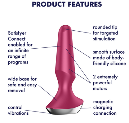 Satisfyer Plug-ilicious 2 Red