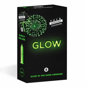 Four Seasons Glow in the Dark Condoms 8 Pack